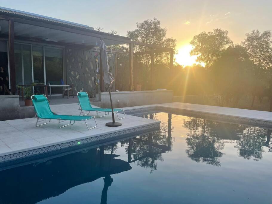 Villa Casa Con Piscina Y Mirador Privado En San Marcos Sierra Exterior foto